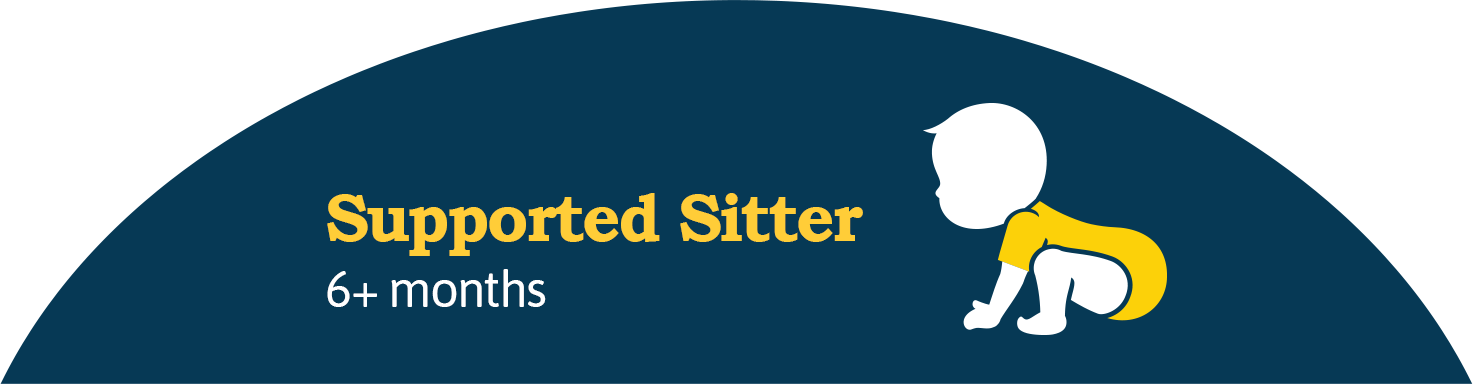 Gerber supported best sale sitter age