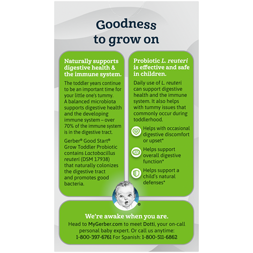 Gerber Good Start® Grow Toddler Probiotics 1+ 