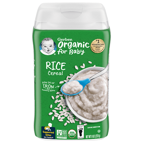 Gerber Organic Rice Cereal L Gerber US In MY