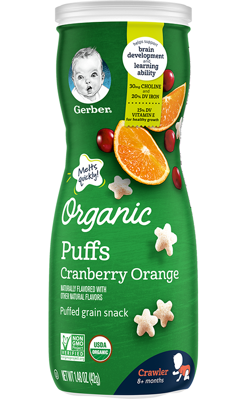Organic Puffs Cranberry Orange