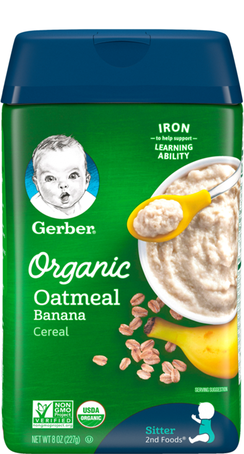 Organic Oatmeal Banana Cereal