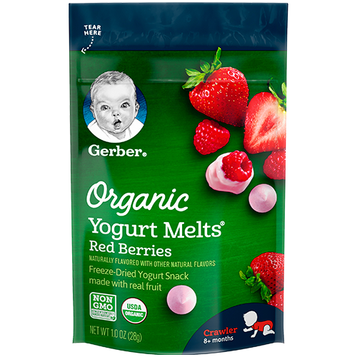 Gerber Organic Yogurt Melts® l Red Berries