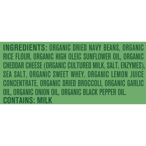 Gerber Organic Lil' Crunchies® l  White Cheddar Broccoli